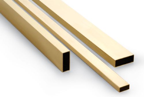 Brass Rectangular Tube - Fine Series